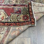 Picture of 4'x7'7" Handmade Wool Rug - Turkish Vintage Area Rug, Eco-Friendly Home Deco