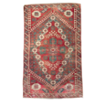 Picture of 3'3"x5'4" Handmade Wool Rug -  Turkish Eco-Friendly Area Rug, Boho Decor for Living Room or Bedroom