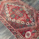 Picture of 3'3"x5'4" Handmade Wool Rug -  Turkish Eco-Friendly Area Rug, Boho Decor for Living Room or Bedroom