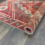 Picture of 3'3"x5'4" Handmade Wool Rug -  Turkish Eco-Friendly Area Rug, Boho Decor for Living Room or Bedroom