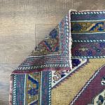 Picture of Handmade Wool Rug 3'x4'6" - Turkish Vintage-Inspired, Eco-Friendly, Small Area Rug for Living Room or Entryway