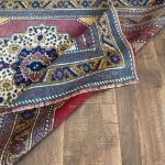 Picture of Handmade Wool Rug 3'x4'6" - Turkish Vintage-Inspired, Eco-Friendly, Small Area Rug for Living Room or Entryway