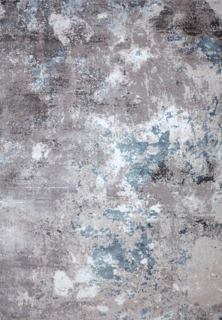 Picture of Pastel Blue Abstract Rug