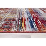 Picasso Red Bohemian Colorful Statement Rug - Vibrant Multicolor Geometric Area Rug with Red, Yellow, and Earthy Tones, Boho Chic Style for Living Room, Bedroom, or Office, Durable and Eye-Catching Home Decor