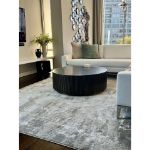 Shimmer Border Rug with a clean look and understated shimmer distressed pattern, effortlessly complements both modern and classic interiors. Perfect area rug for adding a warm and inviting touch to your living room, bedroom, or home office, this rug combines a sophisticated style with a touch of luxury. 