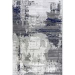 Picture of Pacific Blue Gray Abstract Rug 