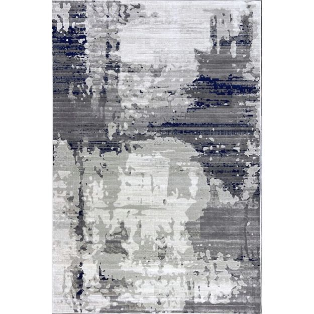 Picture of Pacific Blue Gray Abstract Rug 