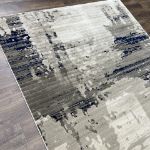 Picture of Pacific Blue Gray Abstract Rug 