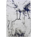 Picture of Pacific Blue Gray Brush Stroke Rug 