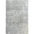 1.	Elegant silver and gray Oushak rug with a high-low pile texture showcasing timeless beauty.