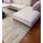 Luxury Charcoal Gray Rug with 1-Inch Plush Pile and High-Density Durability