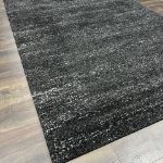 Soft and durable 1-inch ultra-plush thick rug in charcoal dark gray, perfect for enhancing modern home décor and high-traffic spaces