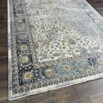 Elegant handmade cream and gold Turkish Oushak area rug featuring vintage patterns ideal for modern and traditional home interiors