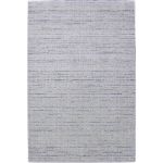 Pacific Blue Dotted Stripes Rug with a light gray base and soft blue dotted accents perfect for adding modern elegance to contemporary interiors