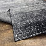 Bring timeless elegance to your home with the Unity Charcoal Blue Soft Rug, featuring a sleek short pile design and a minimalist modern aesthetic. 