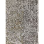 Subtle and sophisticated Smyrna Soft area rug with a soft diamond motif in light yellow and grayish blue shades