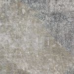 Durable and soft Soft area rug with a timeless diamond design in soft gold and grayish blue tones