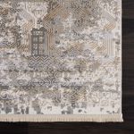 Artistic Smyrna water flow rug with intricate details and muted tones for refined home styling