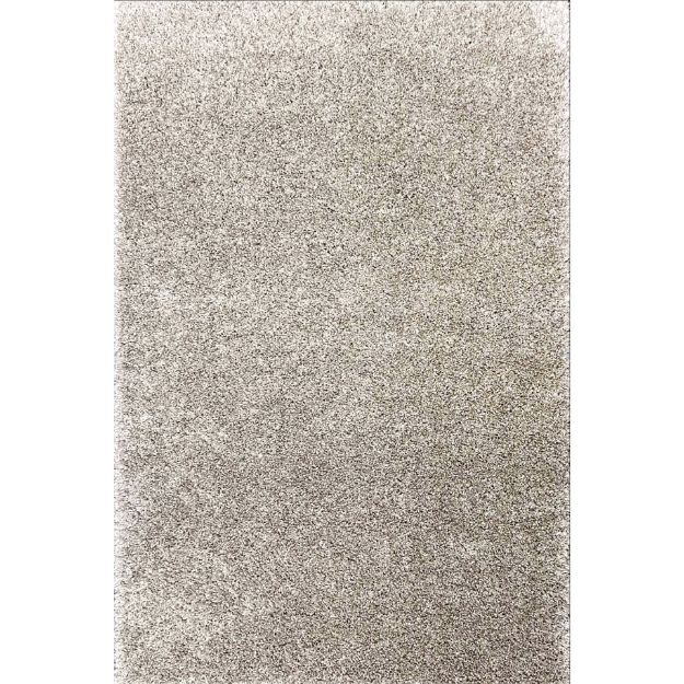 Supershine Beige Shag Rug with 2-Inch Pile Height and Dense Fibers for Modern Homes