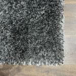 Durable and Ultra Plush Charcoal Dark Gray Shag Rug Perfect for Living Rooms and Bedrooms