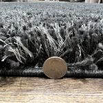 Thick and Comfortable Charcoal Dark Gray Rug Designed for Cozy, Sophisticated Interiors