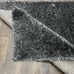 Supershine Ultra Soft Charcoal Dark Gray Shag Rug – Dense 2-Inch Pile Height, Super Plush, Resilient, Long-Lasting Softness