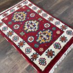 Picture of Handmade Wool Rug 2'x3" – Small Bohemian Accent Rug, Soft & Durable Wool, Perfect for Entryway or Living Room