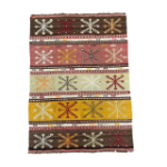 Picture of Handwoven Turkish Kilim Rug - 2'3" x 3' Vintage Wool Flatweave | Boho Tribal Small Rug