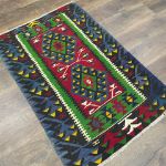 Picture of Handwoven Turkish Kilim Rug - 2'10" x 4'1" Vintage Wool Flatweave | Colorful Tribal Area Rug