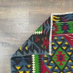 Picture of Handwoven Turkish Kilim Rug - 2'10" x 4'1" Vintage Wool Flatweave | Colorful Tribal Area Rug