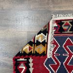 Picture of 2'9" x 5'6" Handwoven Turkish Kilim Rug - Vintage Wool Flatweave | Boho Geometric Area Rug