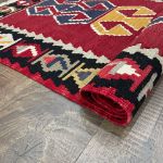 Picture of 2'9" x 5'6" Handwoven Turkish Kilim Rug - Vintage Wool Flatweave | Boho Geometric Area Rug