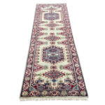 Picture of 2'6" x 7'9" Handmade Wool Runner Rug - Vintage Hallway Runner | Bohemian Long Rug