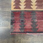 Picture of Handmade Kilim Rug 2'9" x 3'4" - Vintage Flatweave Wool Rug, Geometric Boho Area Carpet, Tribal Turkish Kilim, Small Woven Accent Rug