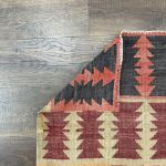 Picture of Handmade Kilim Rug 2'9" x 3'4" - Vintage Flatweave Wool Rug, Geometric Boho Area Carpet, Tribal Turkish Kilim, Small Woven Accent Rug