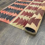 Picture of Handmade Kilim Rug 2'9" x 3'4" - Vintage Flatweave Wool Rug, Geometric Boho Area Carpet, Tribal Turkish Kilim, Small Woven Accent Rug