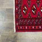 Picture of Handmade Wool Rug - 2'x3'5" Bold Red Tribal Pattern Small Area Rug