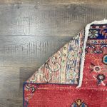 Picture of Handmade Wool  2'3"x6'8" Runner Rug - Vibrant Red and Ivory Medallion Design Hallway Rug