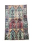 Picture of Vintage Turkish Area Rug 5'x7'8" | Handmade Wool Rug | Colorful Boho Chic Rug