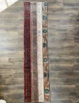 Picture of Unique Turkish Runner Rug 2'4"x9'4" | Handmade Wool Multicolor Runner | Boho Chic Hallway Rug | Vintage Patchwork Style