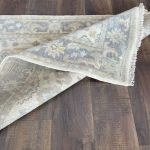 Picture of 3'1" x 5'2" Handmade Hand-Knotted Wool Rug – Soft Blue and Beige Area Rug