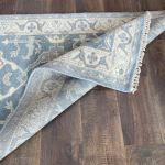 Picture of 3'x5' Handmade Hand-Knotted Wool Rug – Soft Blue Turkish Vintage Medallion Design