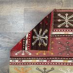 Picture of Handwoven Turkish Kilim Rug - 2'3" x 3' Vintage Wool Flatweave | Boho Tribal Small Rug
