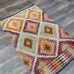 Picture of 2'7"x3'9" Handmade Wool Kilim Rug – Multicolor Turkish Small Area Rug