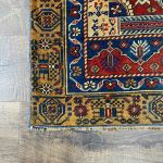 Picture of 3'4" x 5'8" Vintage Handmade Turkish Rug | Medallion Pattern Wool Rug | Oriental Living Room Rug