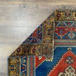 Picture of 3'4" x 5'8" Vintage Handmade Turkish Rug | Medallion Pattern Wool Rug | Oriental Living Room Rug