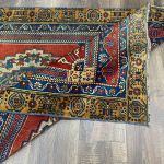 Picture of 3'4" x 5'8" Vintage Handmade Turkish Rug | Medallion Pattern Wool Rug | Oriental Living Room Rug