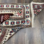 Picture of 3'5" x 5'10" Handmade Turkish Wool Rug | Tribal Pattern Vintage Rug | Bohemian Living Room Rug