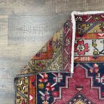 Picture of 2'7" x 6'6" Handmade Turkish Wool Rug | Vintage Runner Rug with Medallion | Boho Hallway Rug