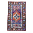 Picture of 3'2" x 5' Handmade Turkish Wool Rug | Vintage Colorful Floral Rug | Boho Accent Rug